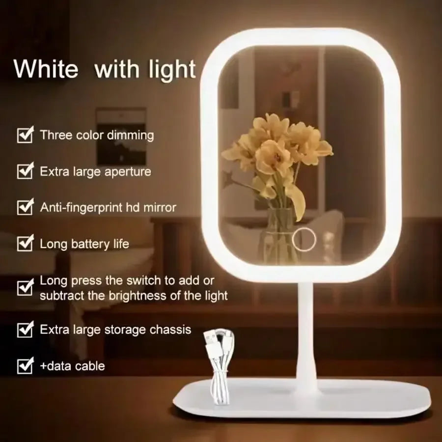 2026 Makeup mirror, LED Makeup Mirror with Front Lights Touch Control