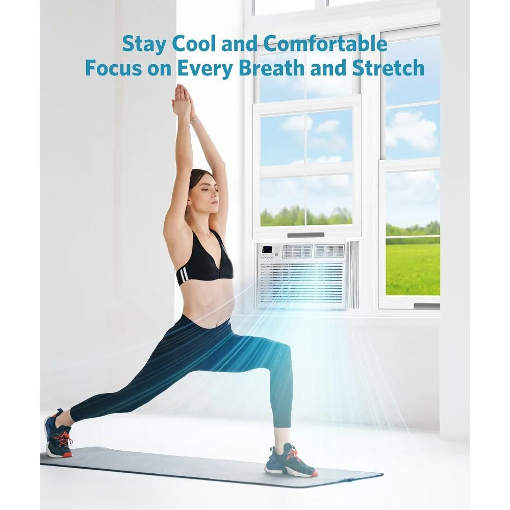 10,000 BTU Window Air Conditioner, Cools Up to 450 Sq.Ft