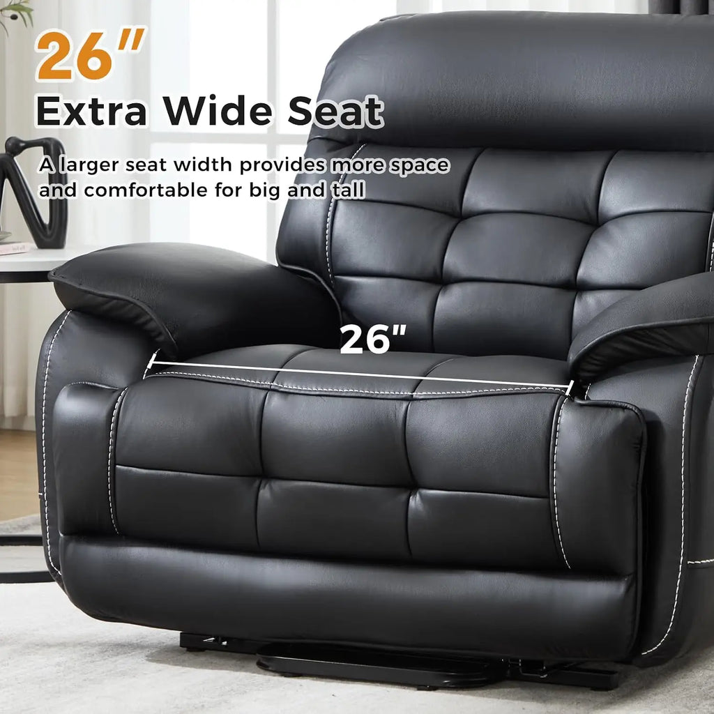 Oversized Dual Motor Power Lift Recliner for Elderly