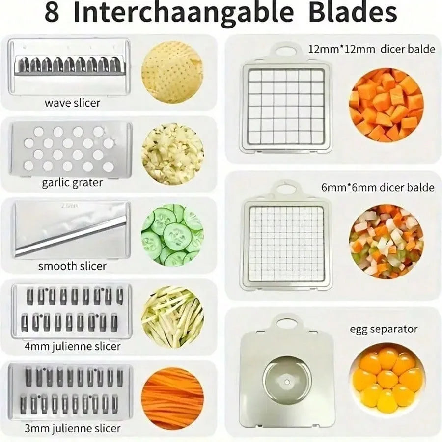 16-In-1 Vegetable Chopper, Professional Onion Chopper
