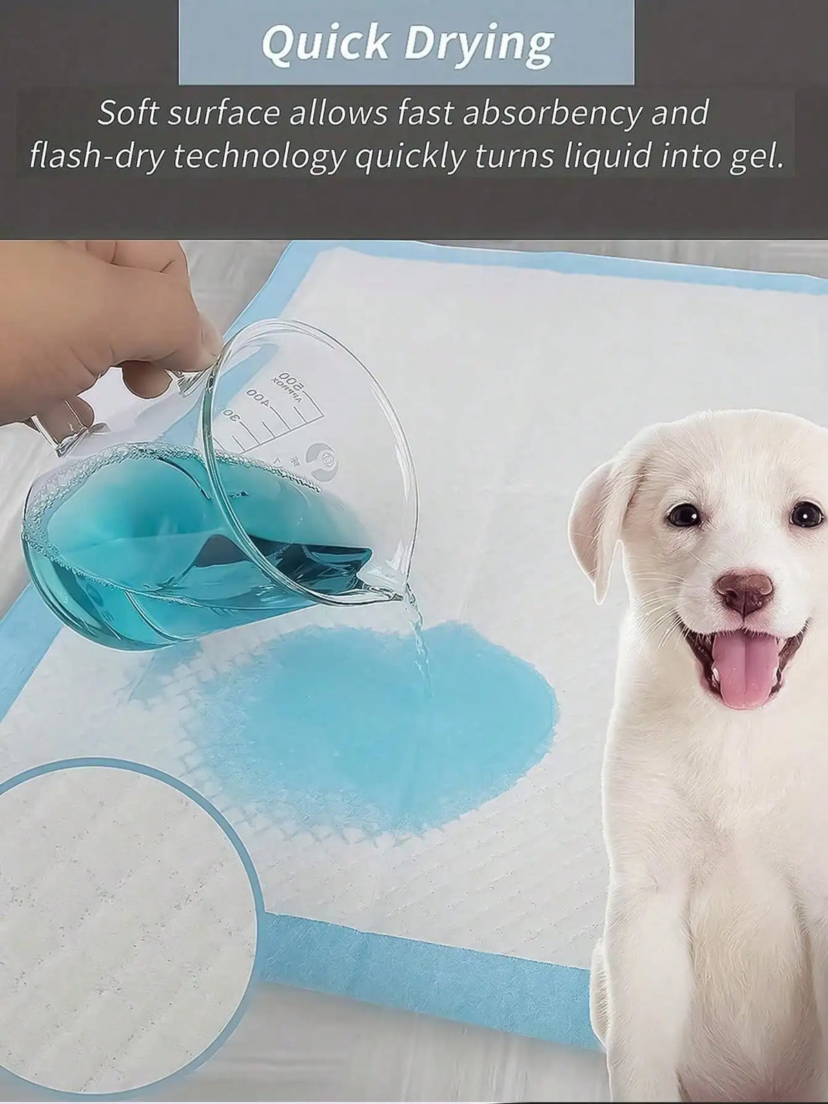 100Pcs Pet Pee Pad Diaper Dog Pee Pad Training Diaper