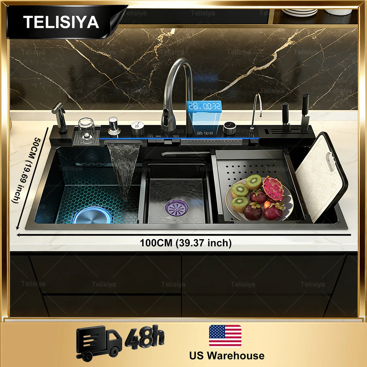 Stainless Steel Kitchen Sink Multifunctional
