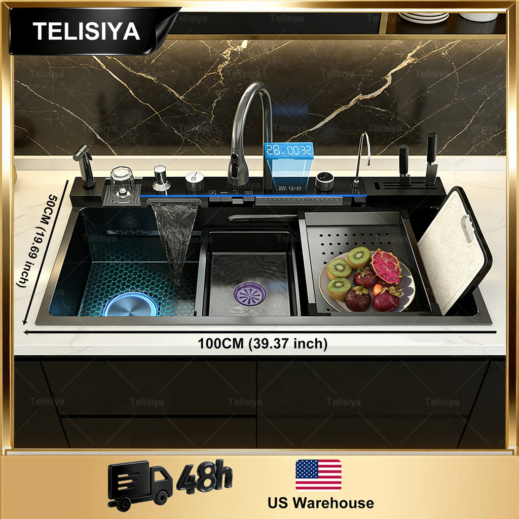 Stainless Steel Kitchen Sink Multifunctional