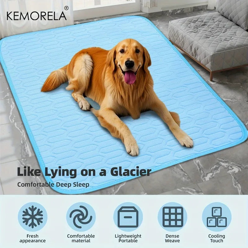 Upgraded Ice-Cool Summer Pet Cooling Mat and Bed