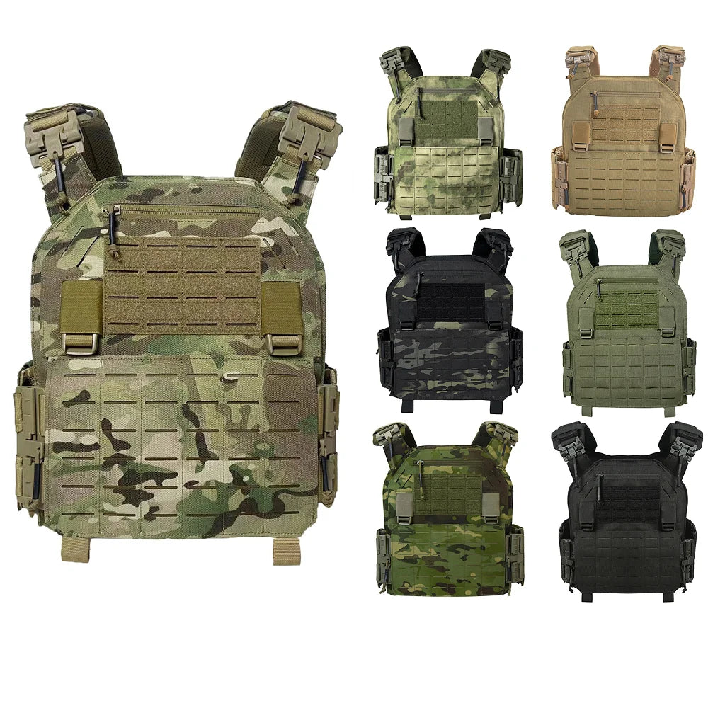 Full Protect  Upgraded Laser Cutting plate carrier  Nylon tactical vest