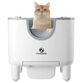 Open-Top Automatic Cat Litter Box with Odor Control