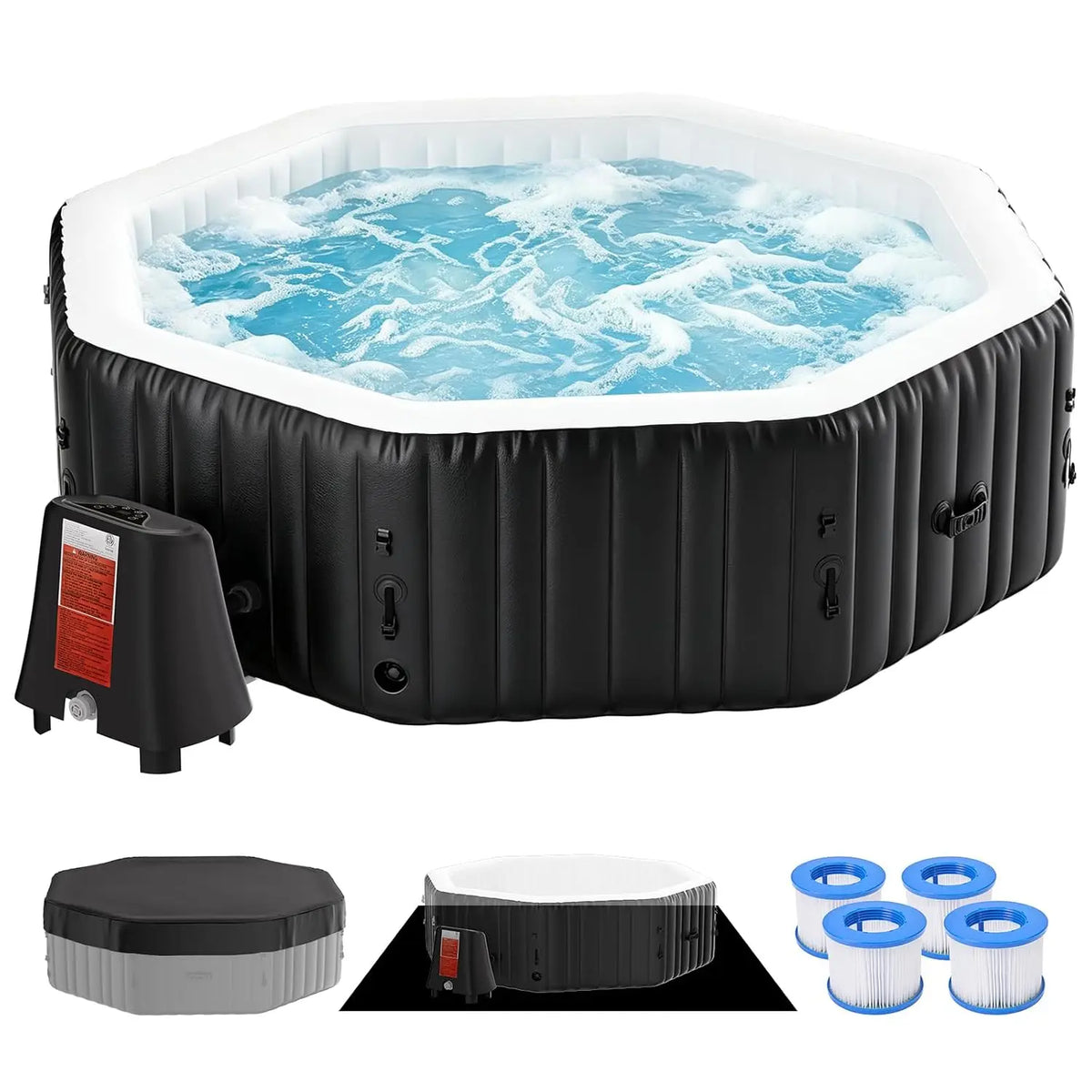 4-6 Person Inflatable Hot Tub Blow Up
