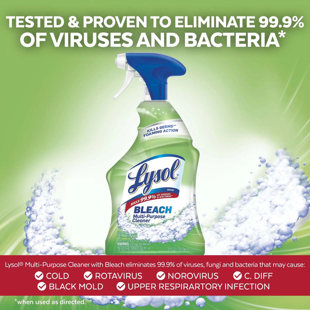 Lysol, Bleach, Multi-Purpose Cleaner