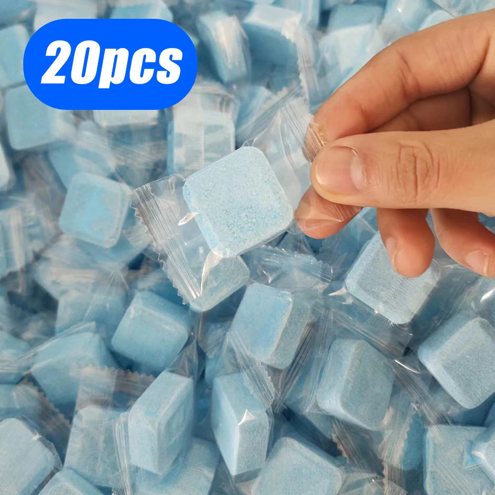 3-20Pcs Toilets Cleaning Effervescent Tablet