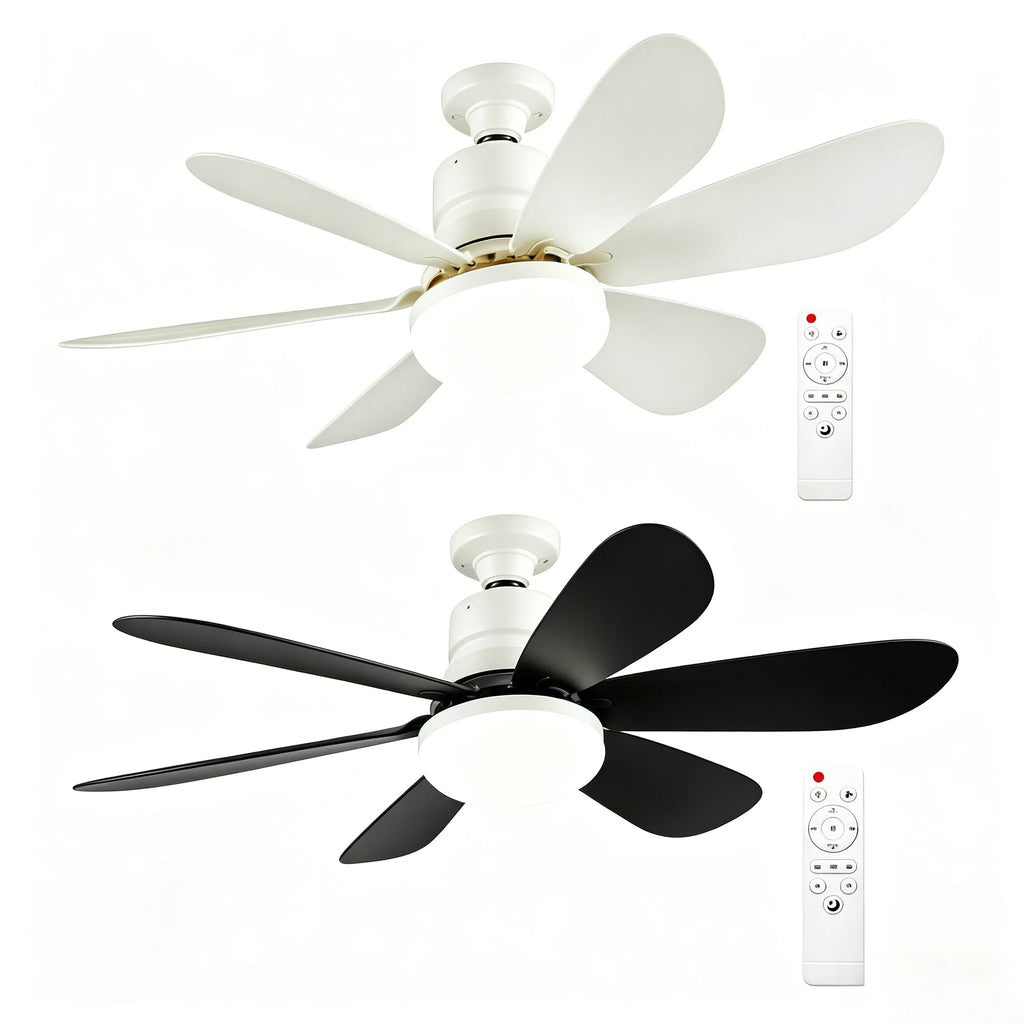 40W Ceiling Fan with Remote Control LED Light