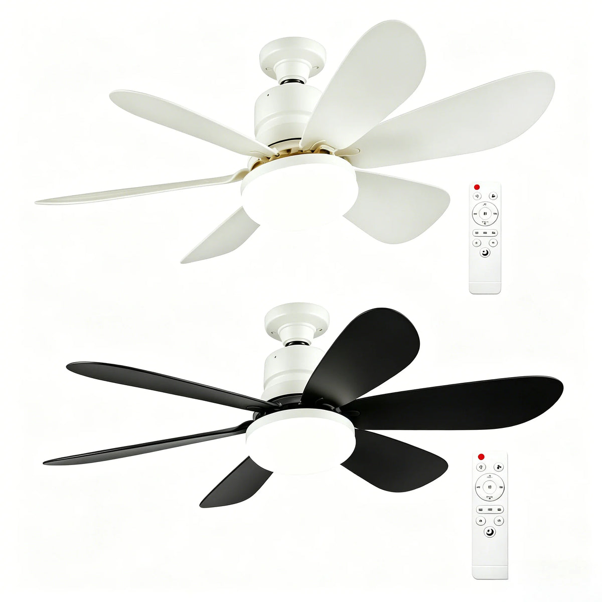 40W Ceiling Fan with Remote Control LED Light