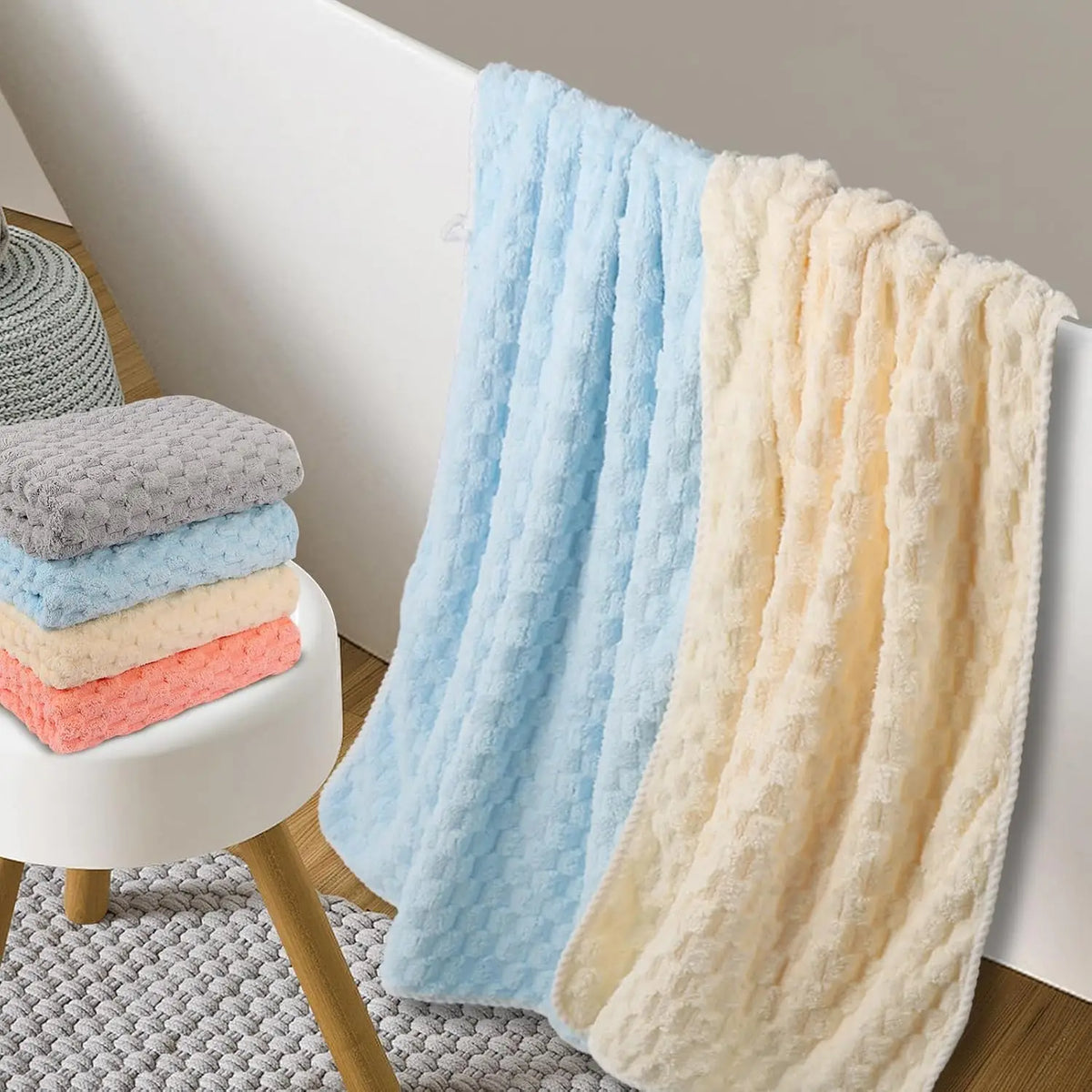 Luxury Towel Set for Bathroom Spa Gym Travel