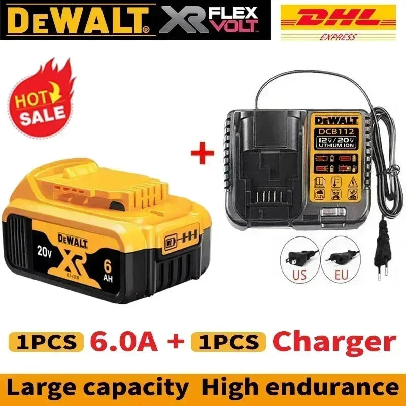 New 100% Original Dewalt 6.0Ah 20V/60V Power Tool Battery