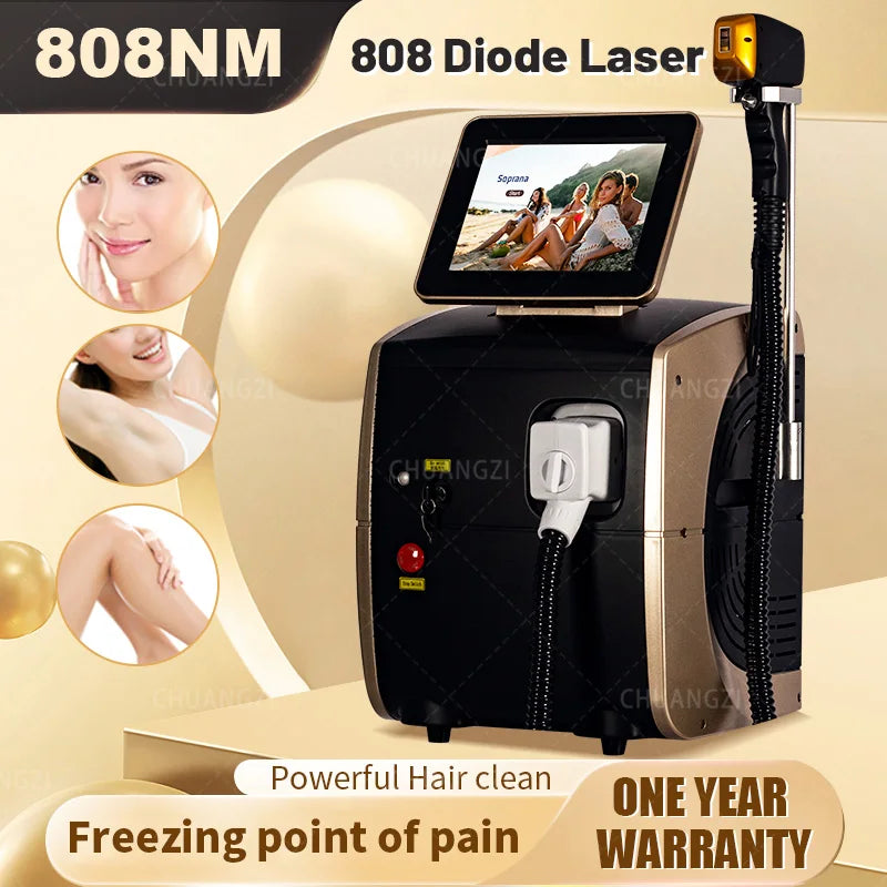 5000W Face 808nm Diode Hair Removal Machine