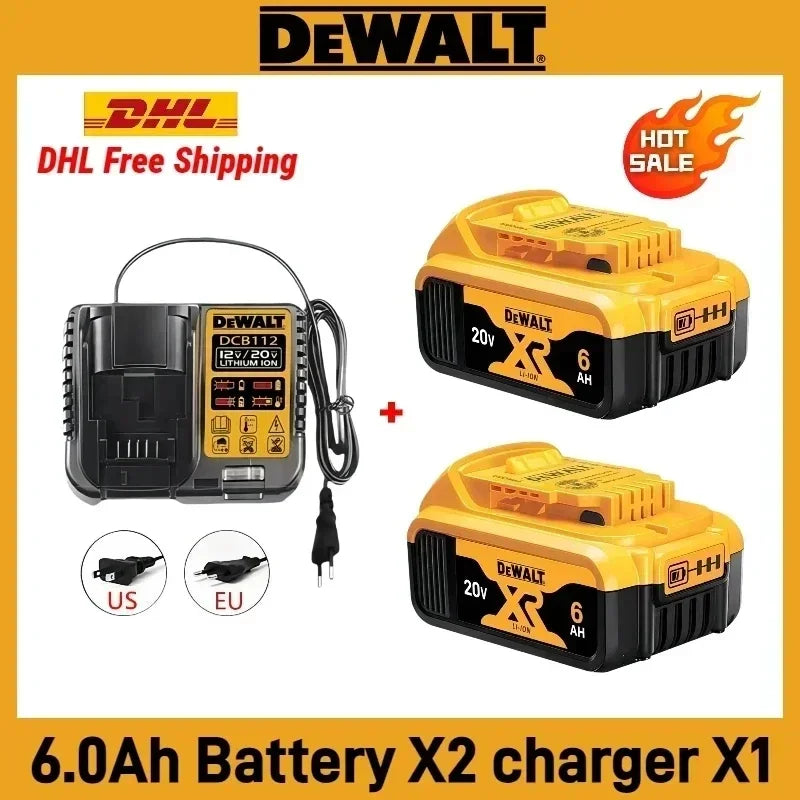 New 100% Original Dewalt 6.0Ah 20V/60V Power Tool Battery