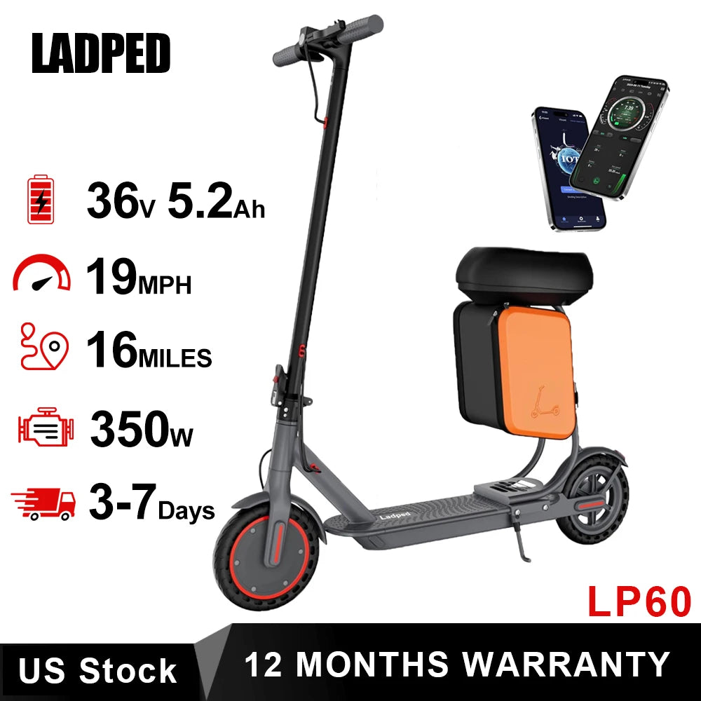 Electric Scooter 350W 19mph Max Speed