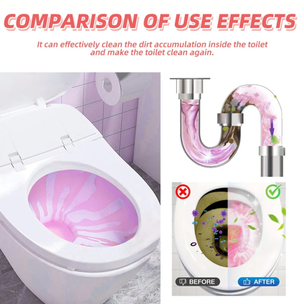 3-20Pcs Toilets Cleaning Effervescent Tablet
