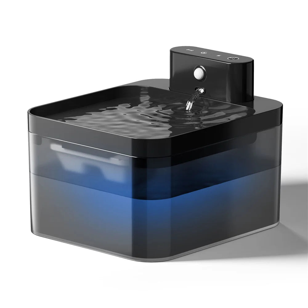 Motion Sensor Dog Cat Water Dispenser Bowl