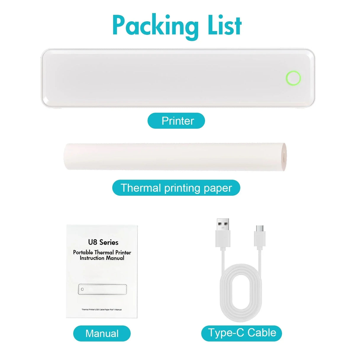 Portable Printers  Label Maker  Android iOS Phone & Laptop