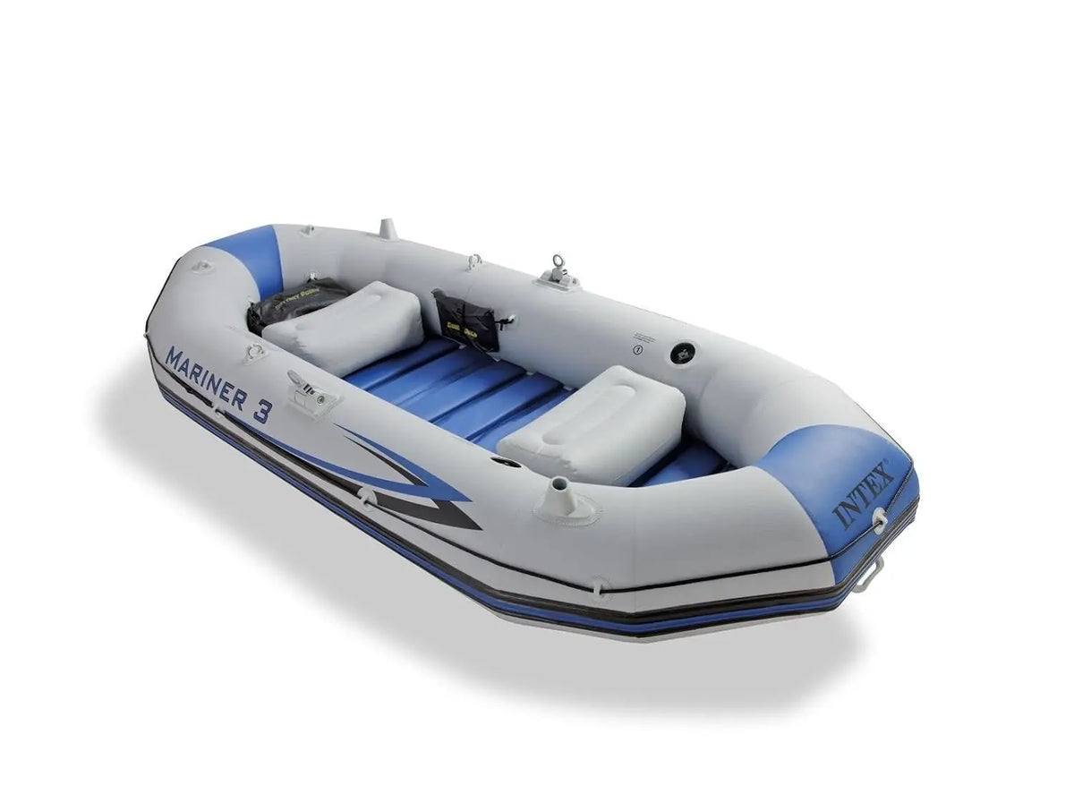 Mariner Inflatable Boat Includes Deluxe Boat Oars and High-Output Pump