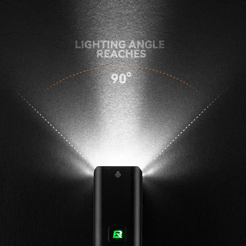 ROCKBROS Bike Light 1500LM Rechargeable Smart Brightness Sense Adjust