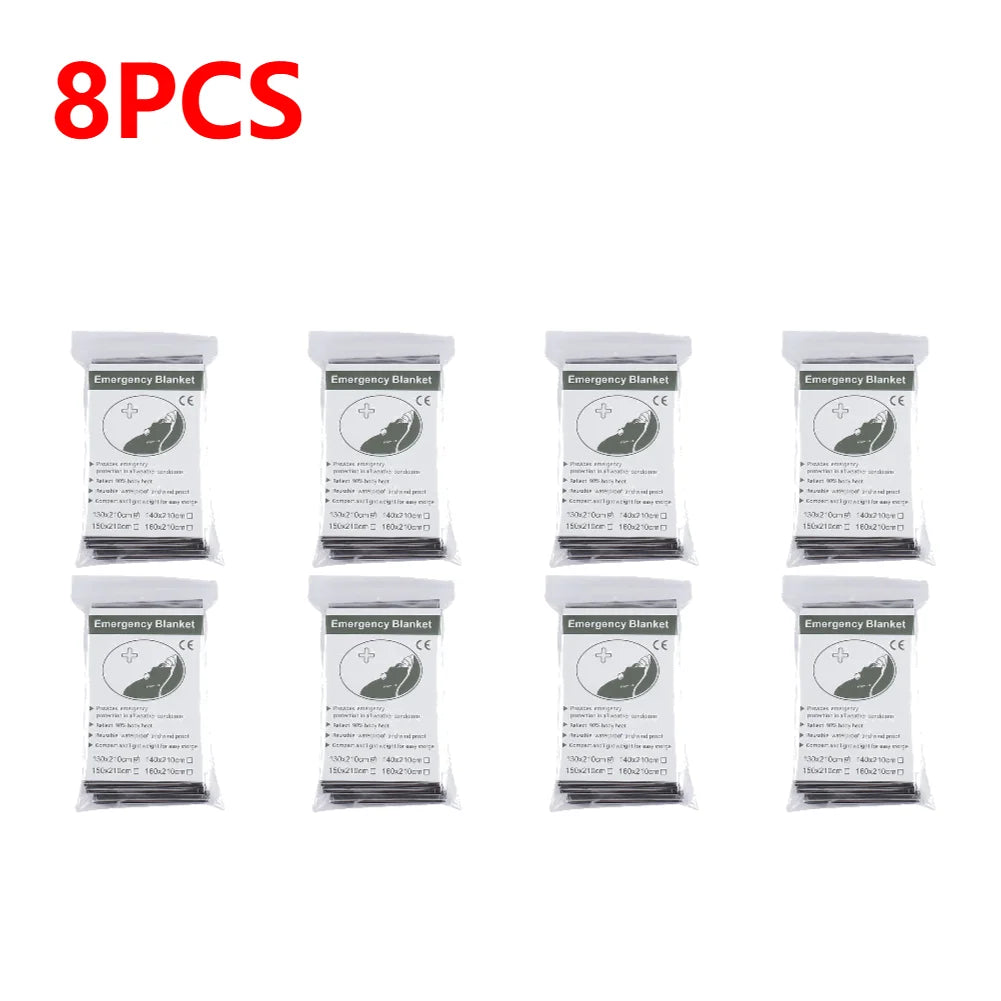 1-20pcs Emergency Mylar Thermal Blanket