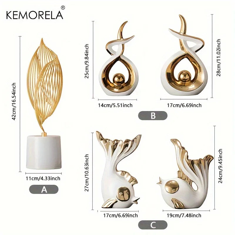 Exquisite Home Decor Modern Abstract Art Statue