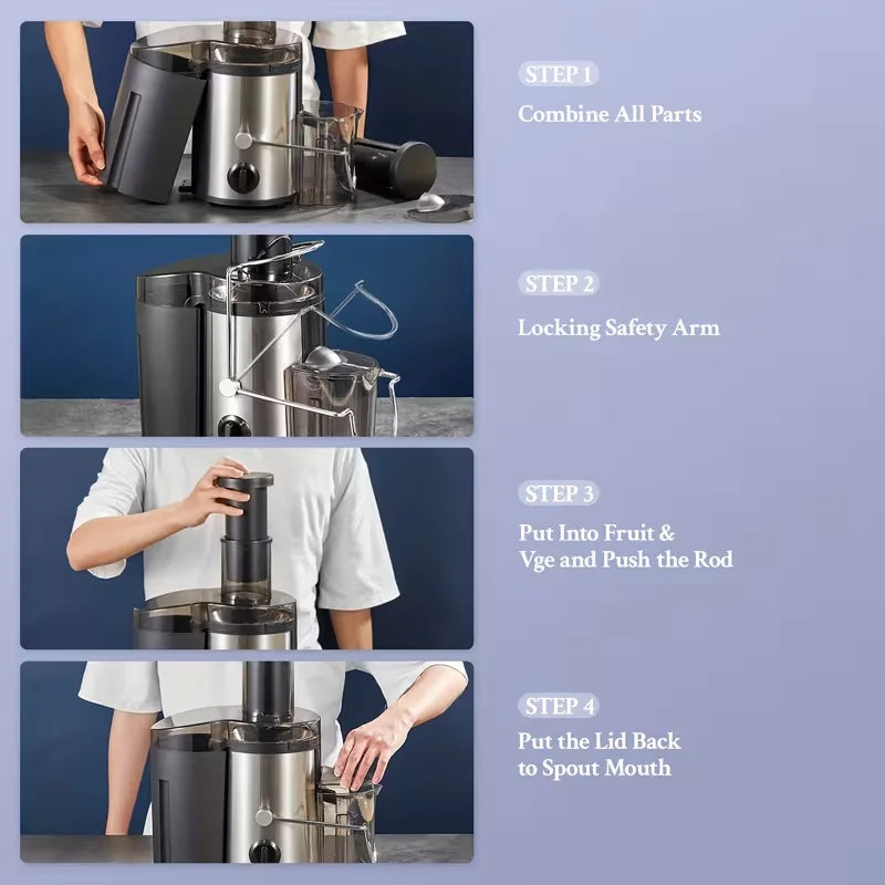 Multifunctional Juicer, Blender, Food Processor