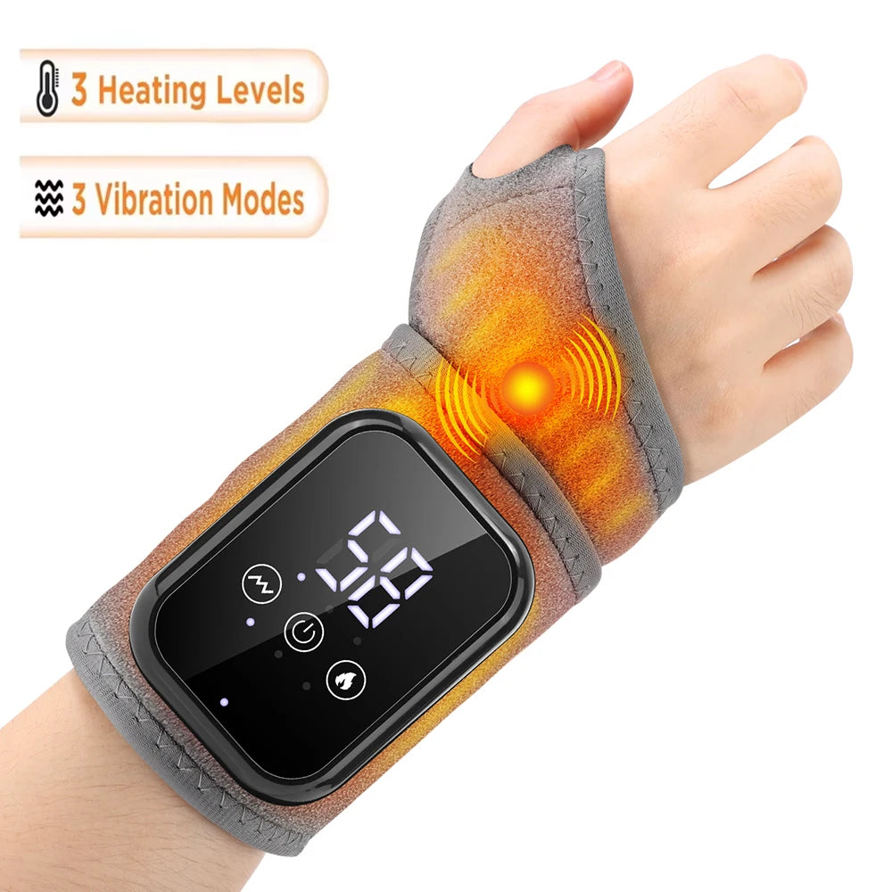 Electric foot and hand massager can vibrate and heat