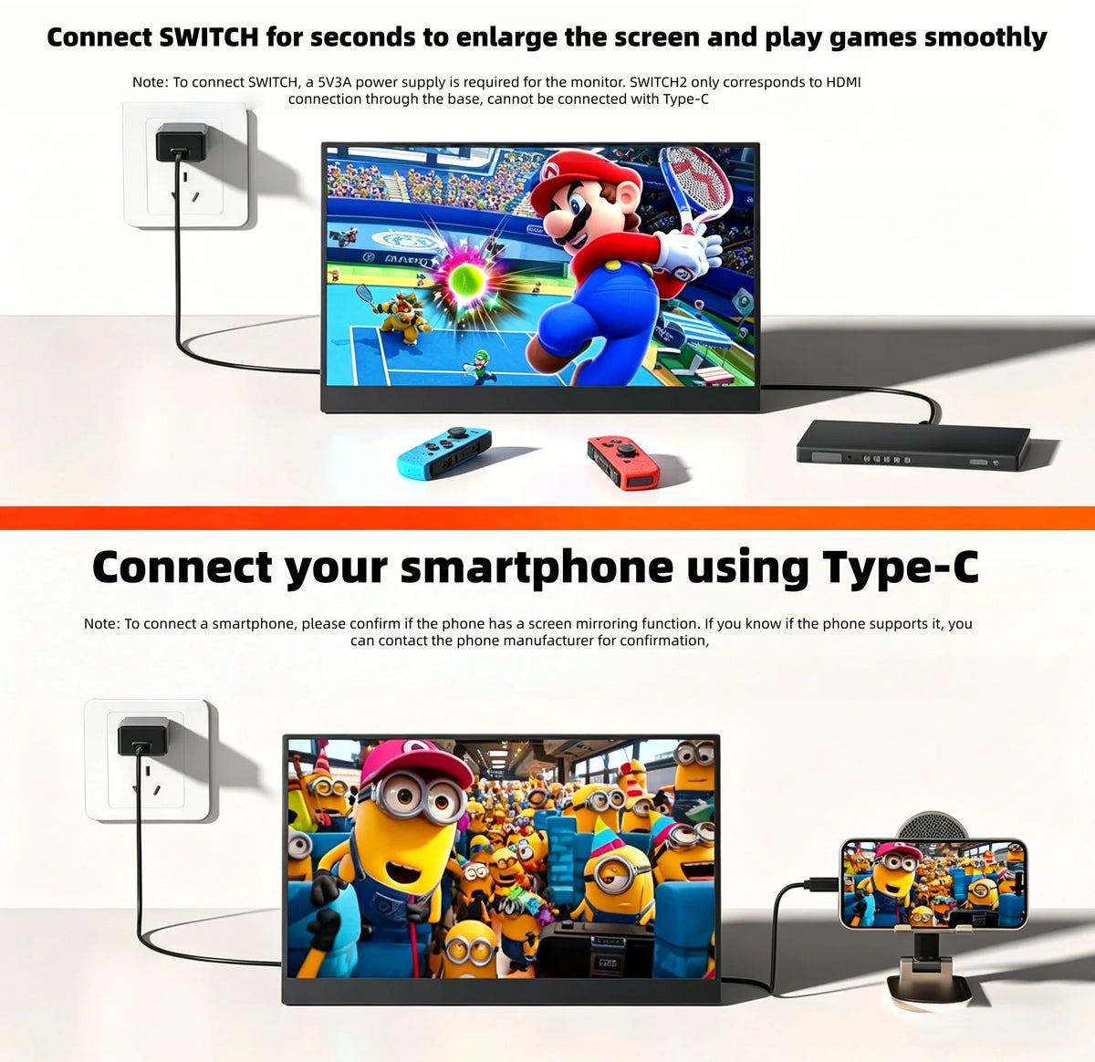 14 Inch Portable Touch Monitor Non-touch Optional