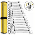 8pcs 72-Tooth Durable Ratchet Wrench Set Metric 8-19mm