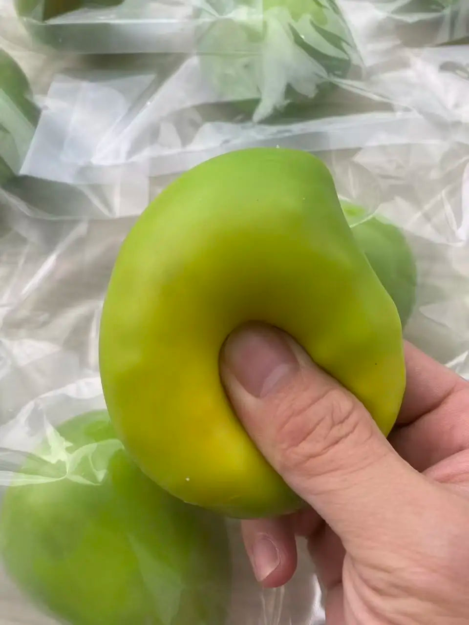 Handmade Crispy Mango Stress Ball Squeeze Toy