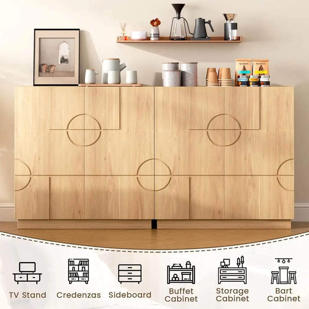 Sideboard Buet Cabinet with Storage