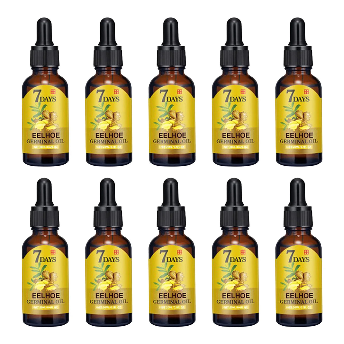Ginger Hair Growth Oil Strengthening Scalp Nourishing Hair Roots