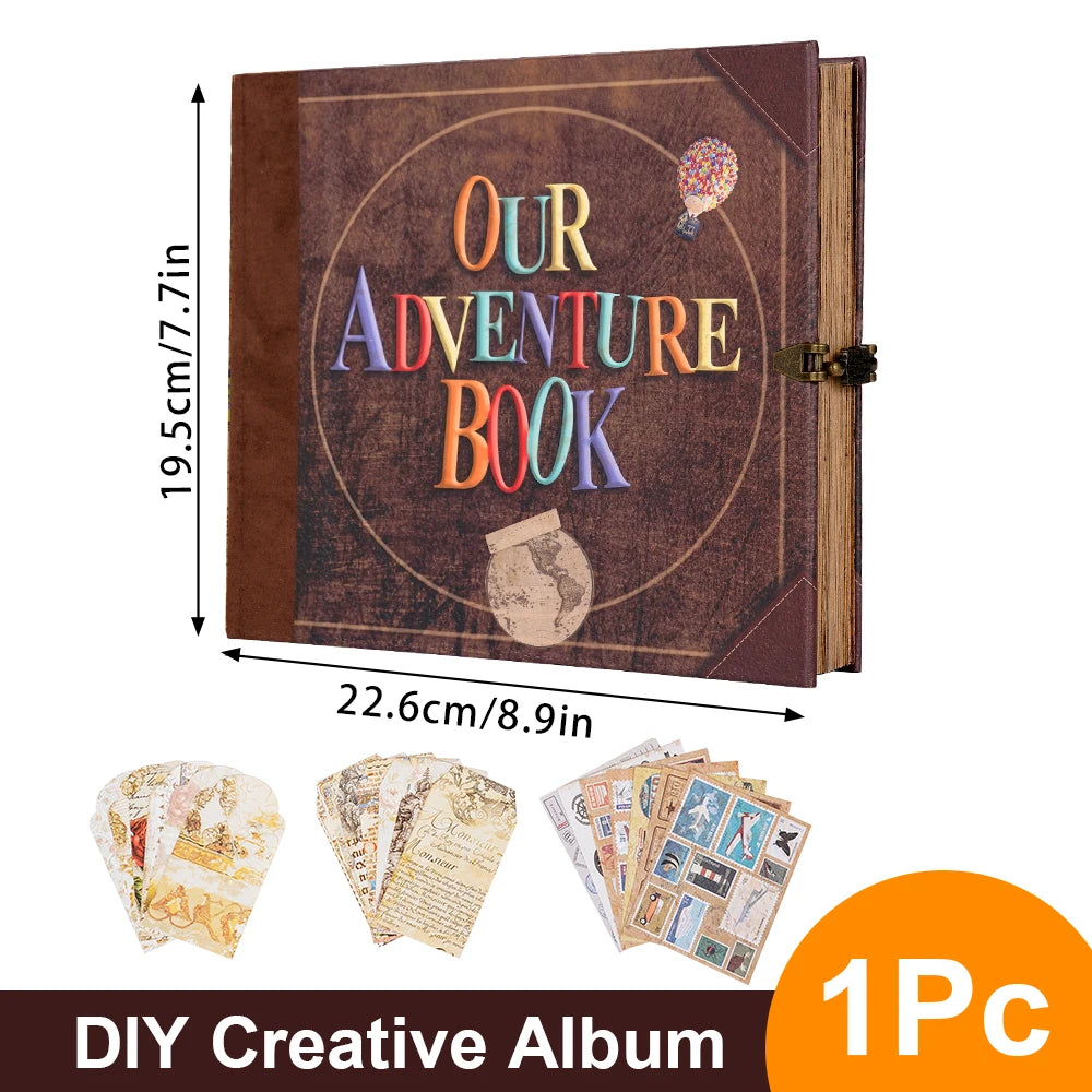 Adventure Journal Vintage Leather for Anniversary Wedding Mother's Day