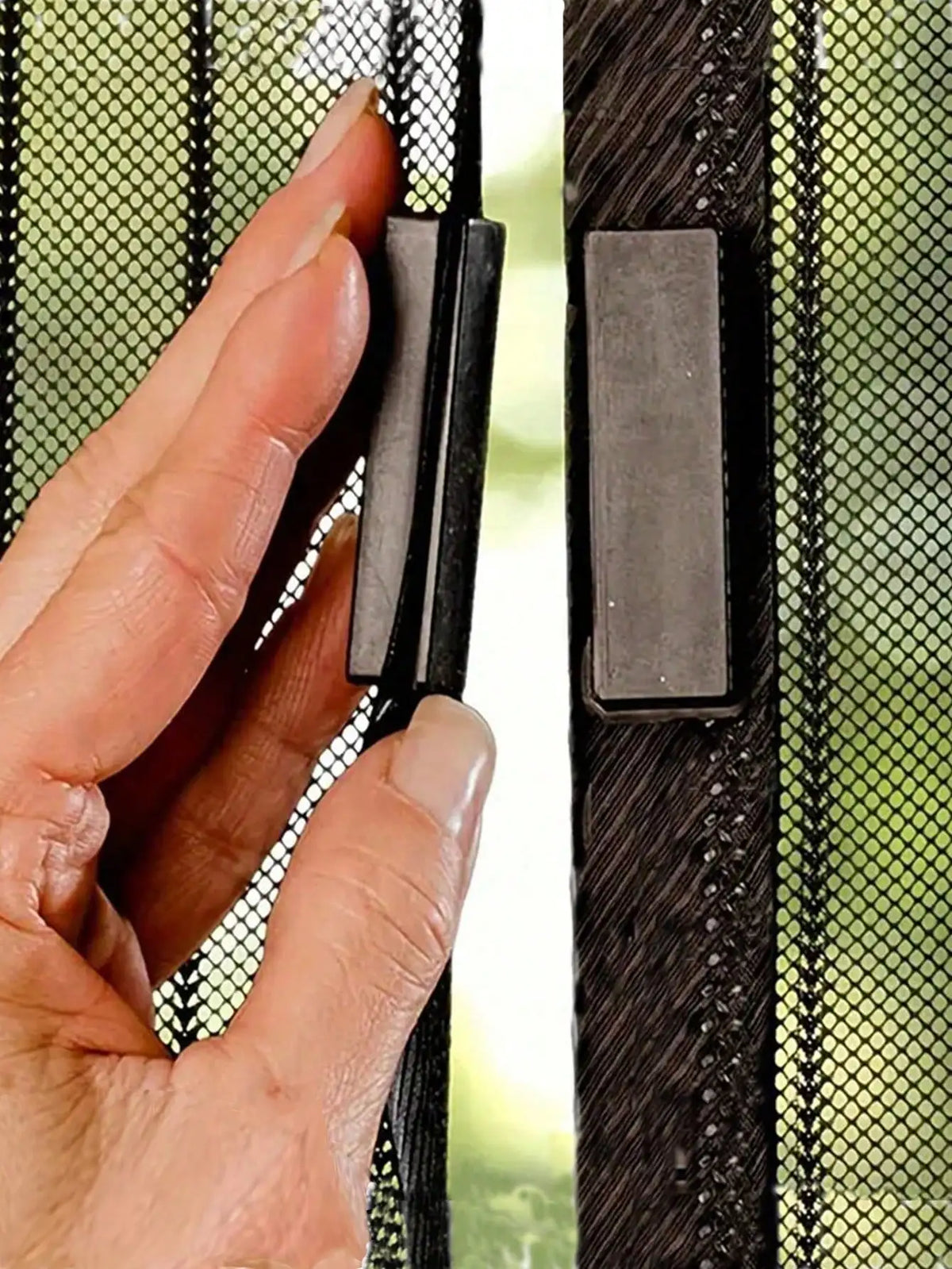Easy Install Magnetic Door Curtain - Auto Closing