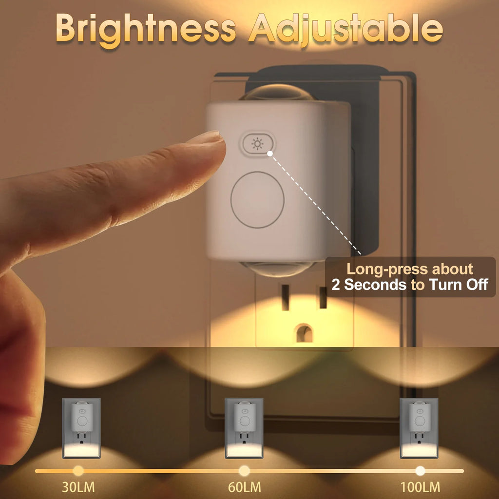RGB Motion Sensor LED Night Light 7 Color