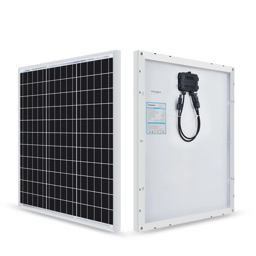 Rengo Solar Panel 50 Watt 12 Volt, High-Efficiency for RV Marine