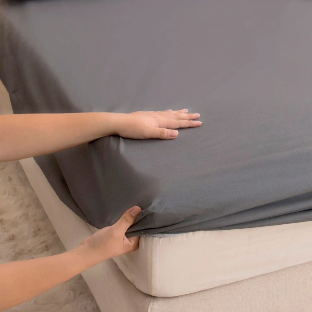 Waterproof Fitted Bed Sheet With 360 Elastic Band