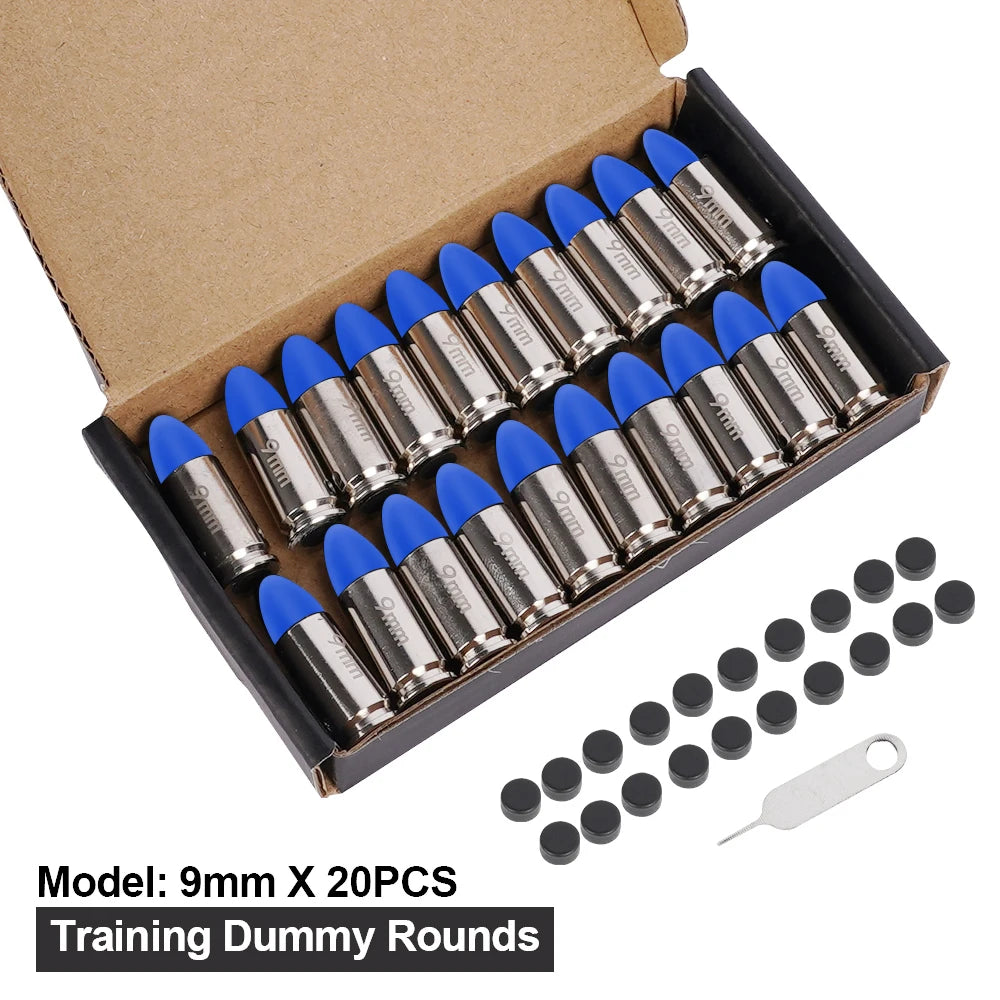 9MM Dummy round Practice playing Training bullets 10/20pcs
